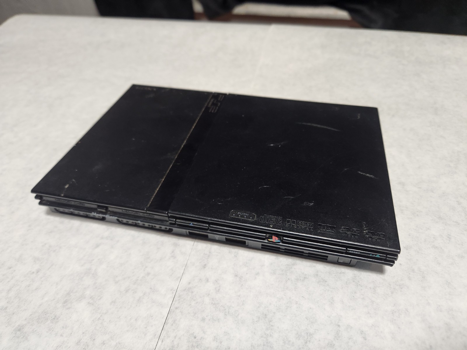 Sony PlayStation 2 PS2 Slim Console Only Powers On for PARTS or REPAIR