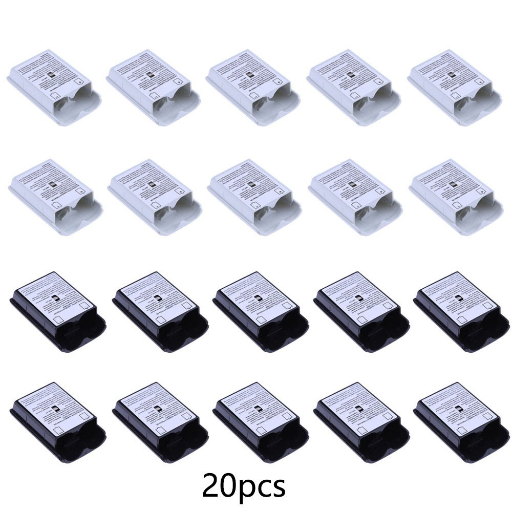 AA Battery Back Cover Case Shell Pack For Xbox 360 Wireless Controller Black