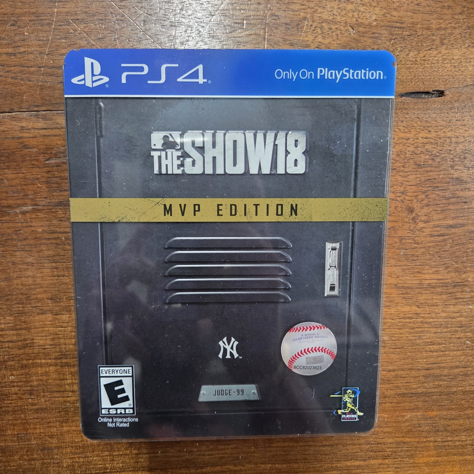 MLB The Show 18 all rise cib ps4 MVP Edition With Hat – MINT NM