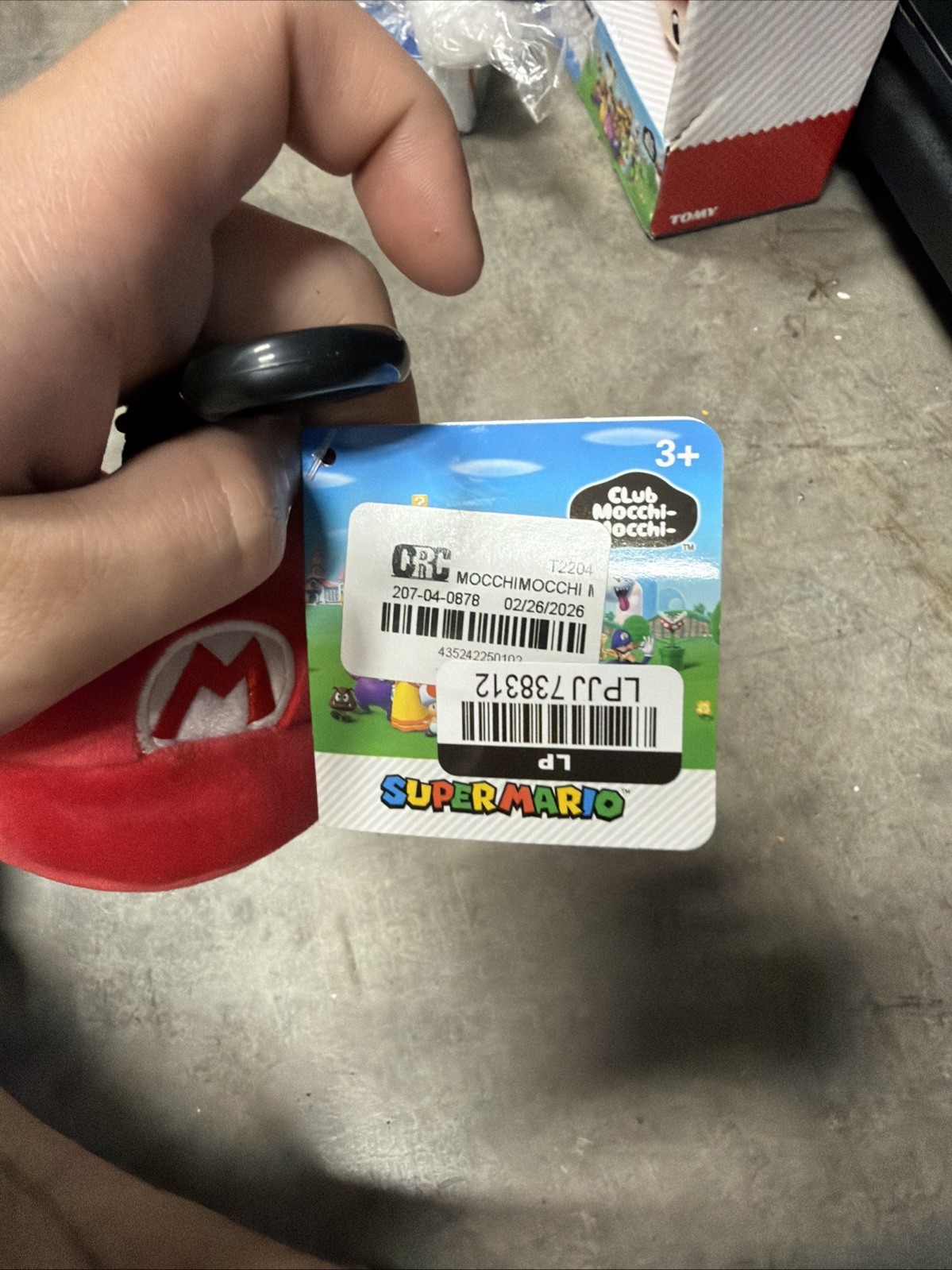 Nintendo Mario Kart Mocchi Mocchi Mario’s Hat Clip On Plush