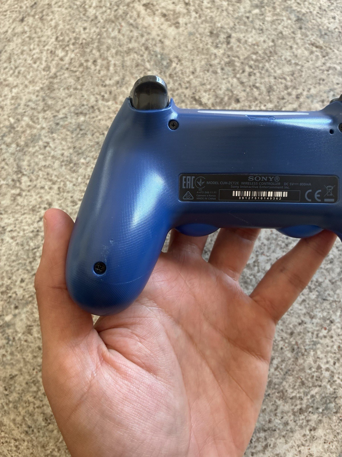 Sony Dualshock 4 OEM Wireless Controller CUHZCT2U – Blue (PS4) Parts Only Read