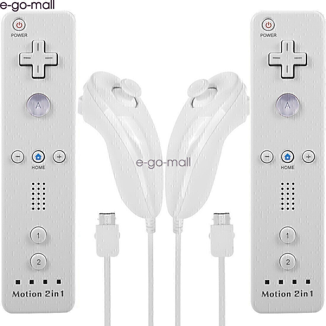 Built-in Motion Plus Wii Remote and Nunchuck Controller for Nintendo Wii Wii U