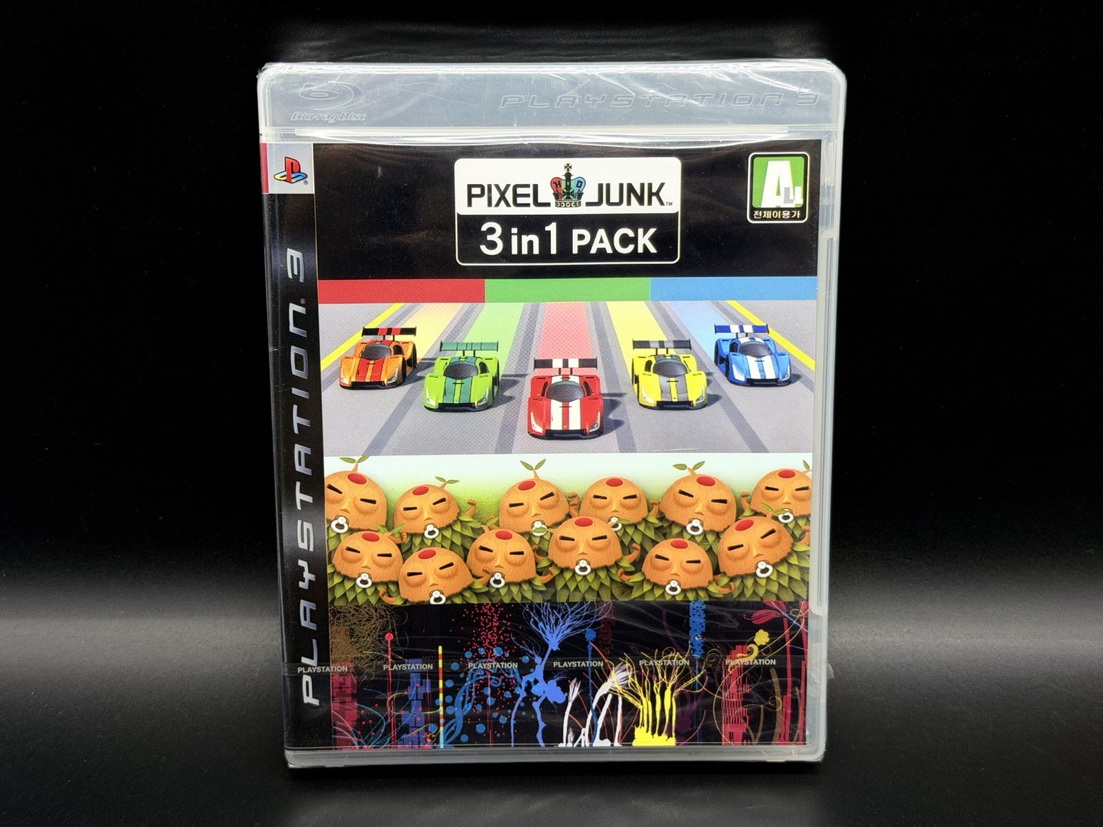 SEALED SUPER RARE Pixel Junk 3 in 1 Pack PS3 Korean Version NEW English Japanese