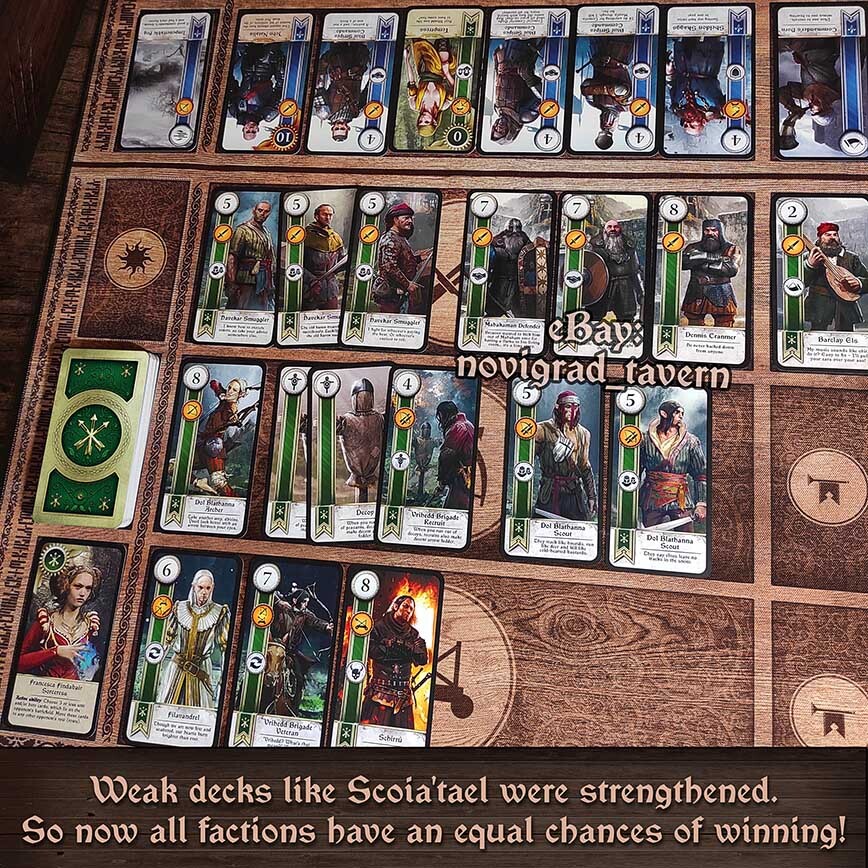 Gwent 2.0 – Witcher – 5 decks with fixed game balance + 5 new decks