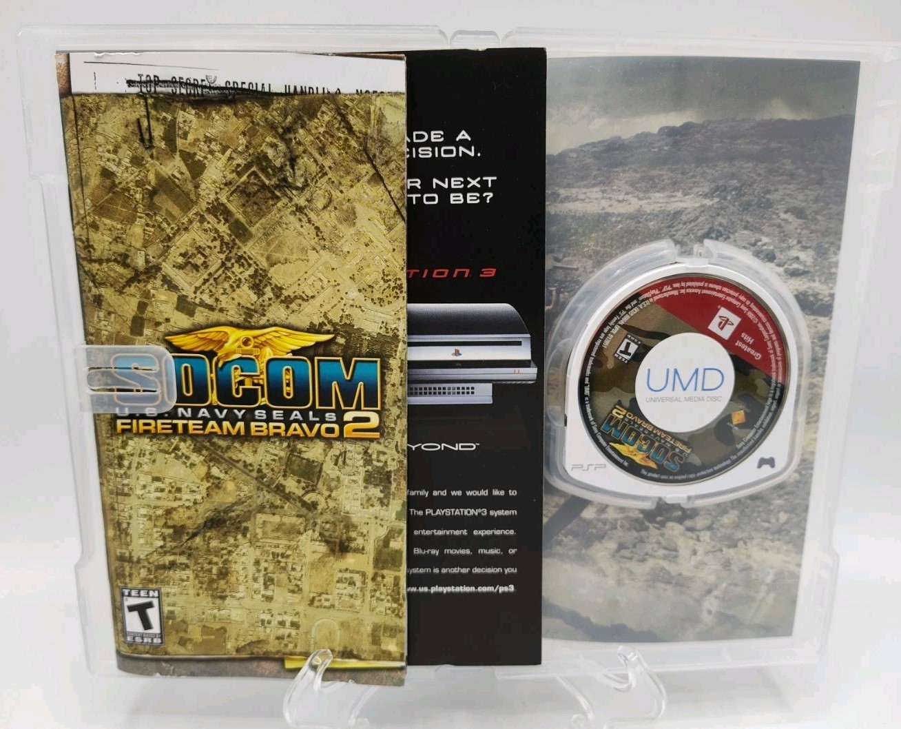 SOCOM: U.S. Navy SEALs Fireteam Bravo 2 – (Sony PSP, 2006) *CIB* VGC* Tested!