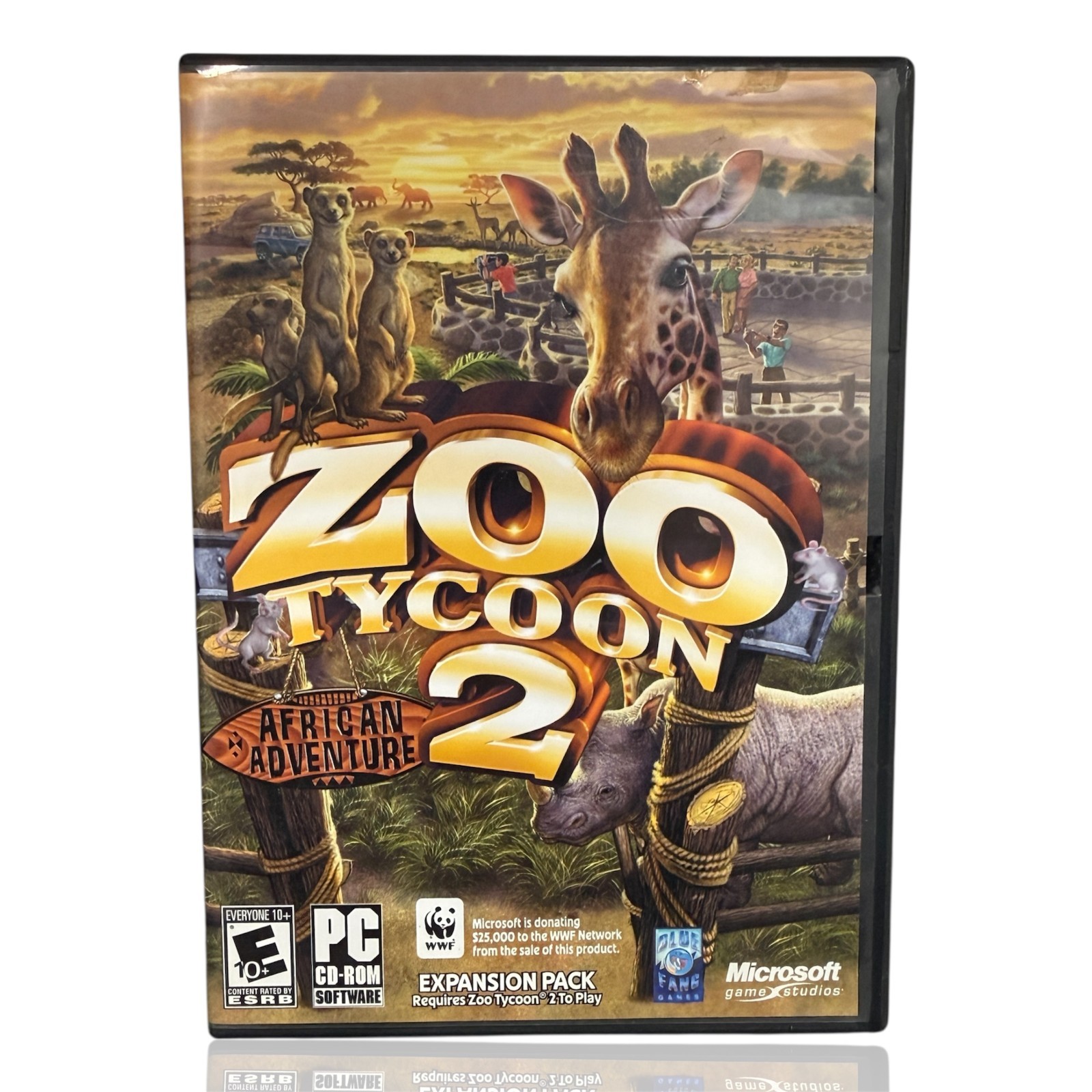 Zoo Tycoon 2: African Adventure Expansion Pack (2006) PC CD-ROM Games Windows