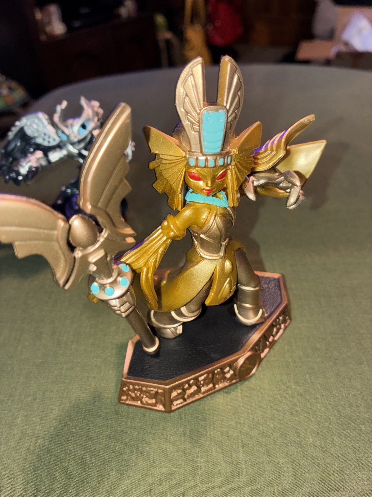 Skylanders Super Chargers Dark Spitfire and Imaginators Gold Queen Figure Lot
