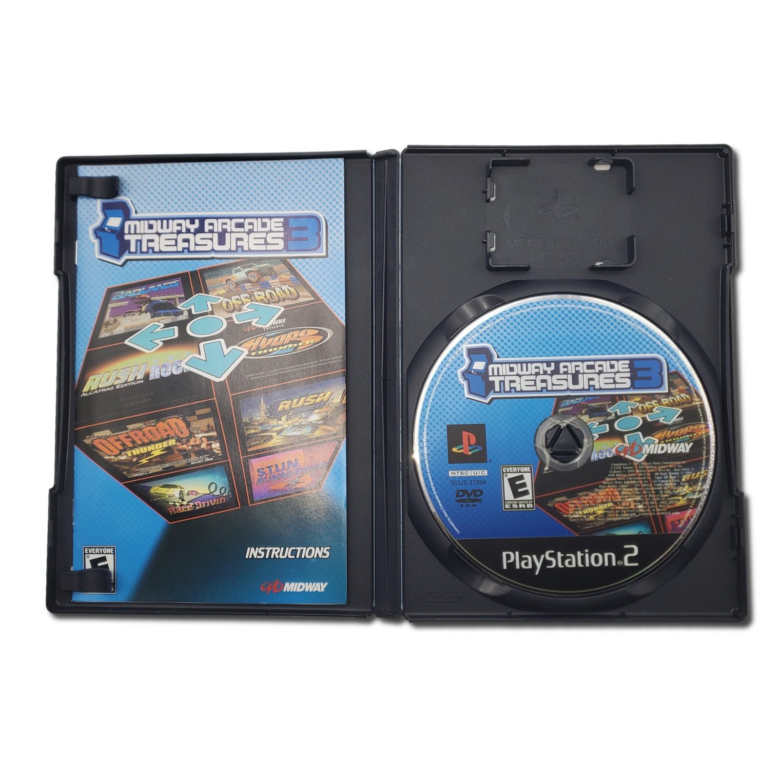 Midway Arcade Treasures 3 Sony PlayStation 2 PS2 Complete CIB With Manual