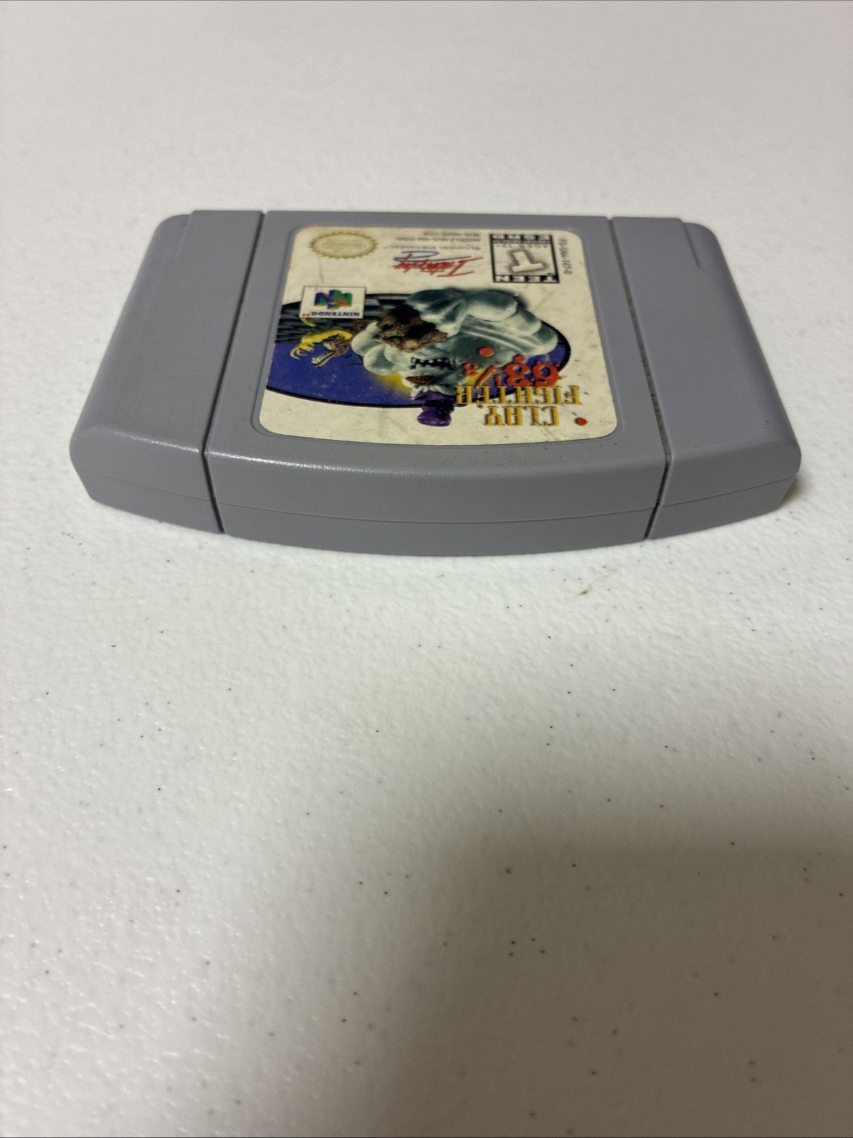 Clay Fighter 63 1/3 Game Cartridge (Nintendo 64, N64, 1997) Authentic TESTED