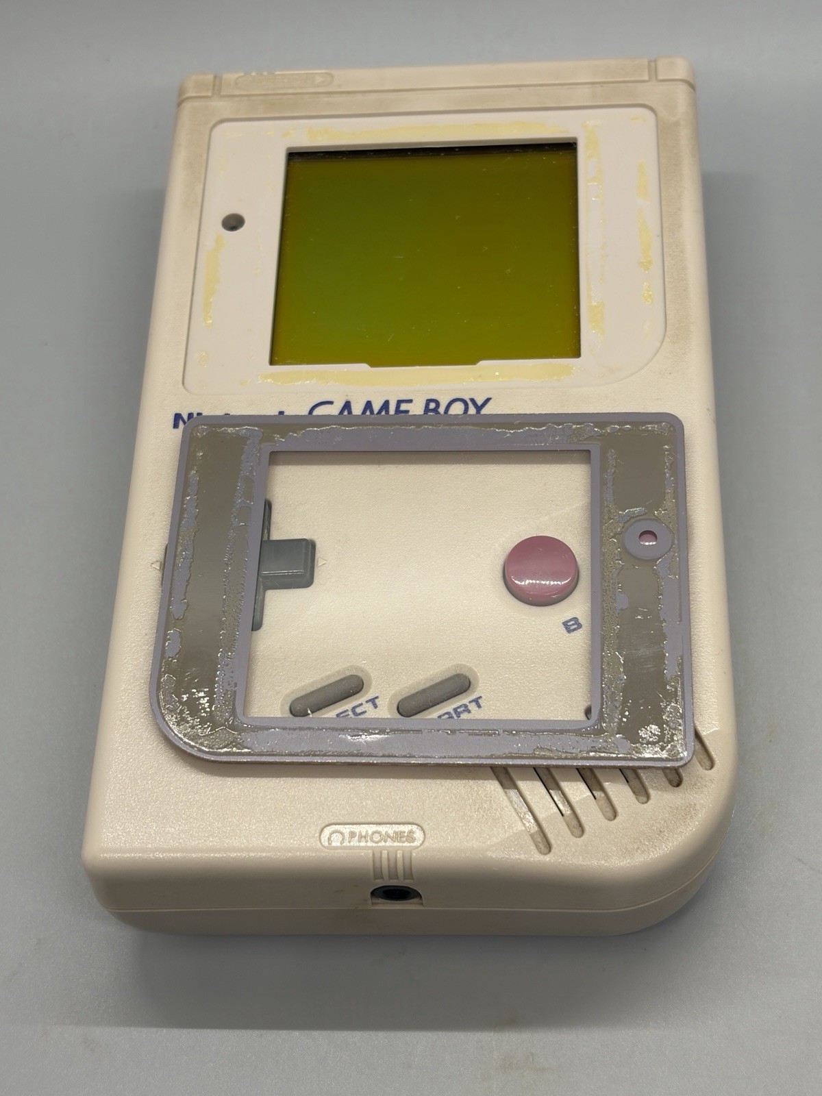 Nintendo Game Boy DMG-01 Original Gray Console Handheld Tested Working *READ