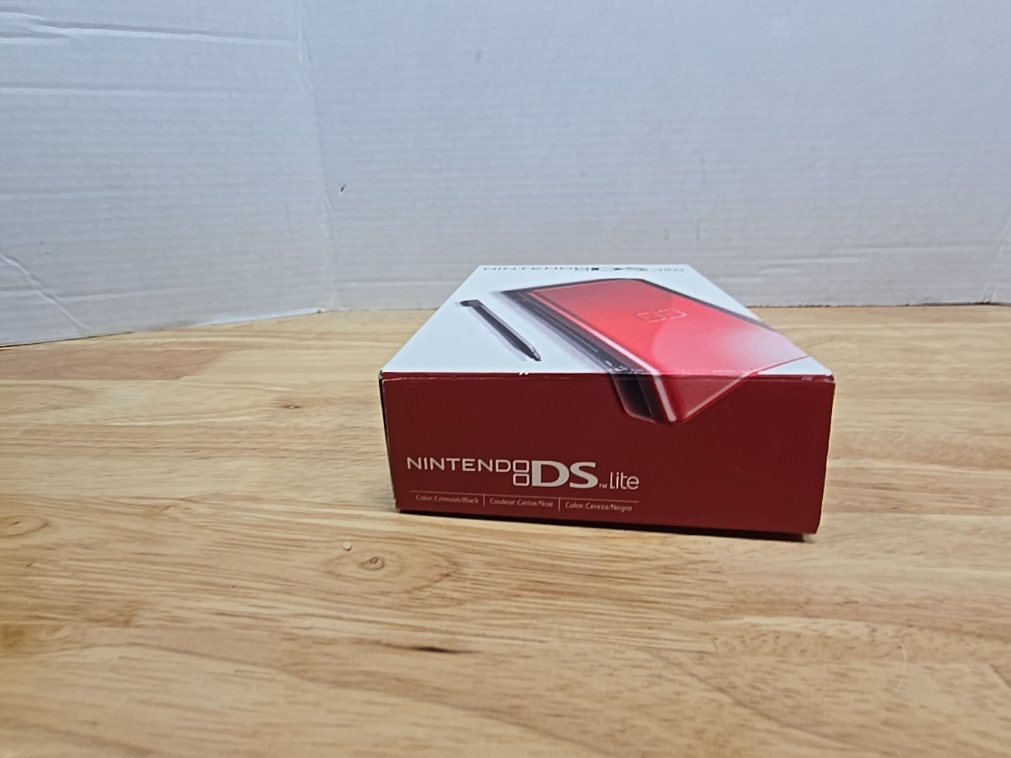 Nintendo DS Lite Crimson Red/Black Handheld Complete W/ Box Tested CIB +2 Games