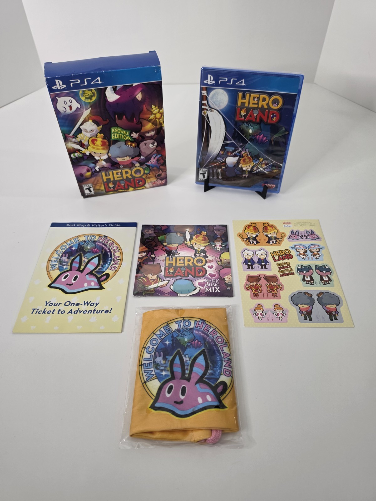 Heroland Knowble Edition (Sony PS4) – Collector’s – Open Box / New Contents