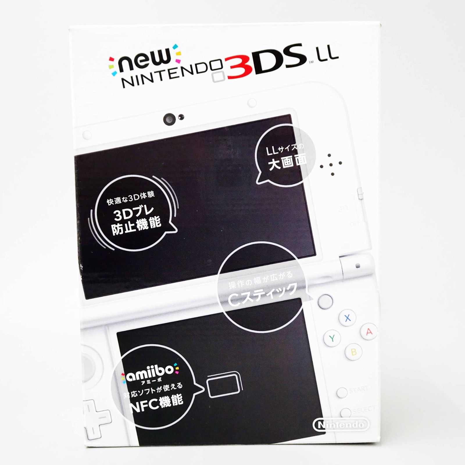 New Nintendo 3DS LL XL Pearl White Console Handheld System Japan Used