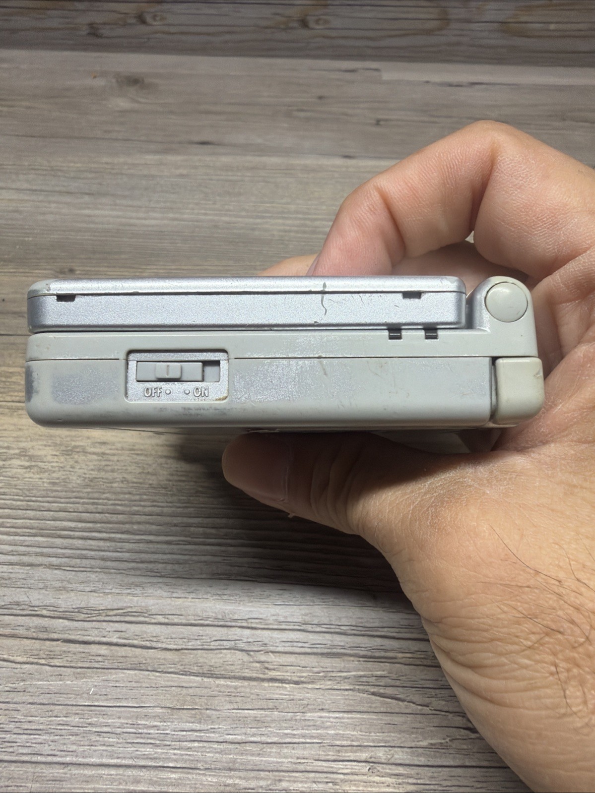 Nintendo Game Boy Advance SP Silver Handheld System TESTED WORKING