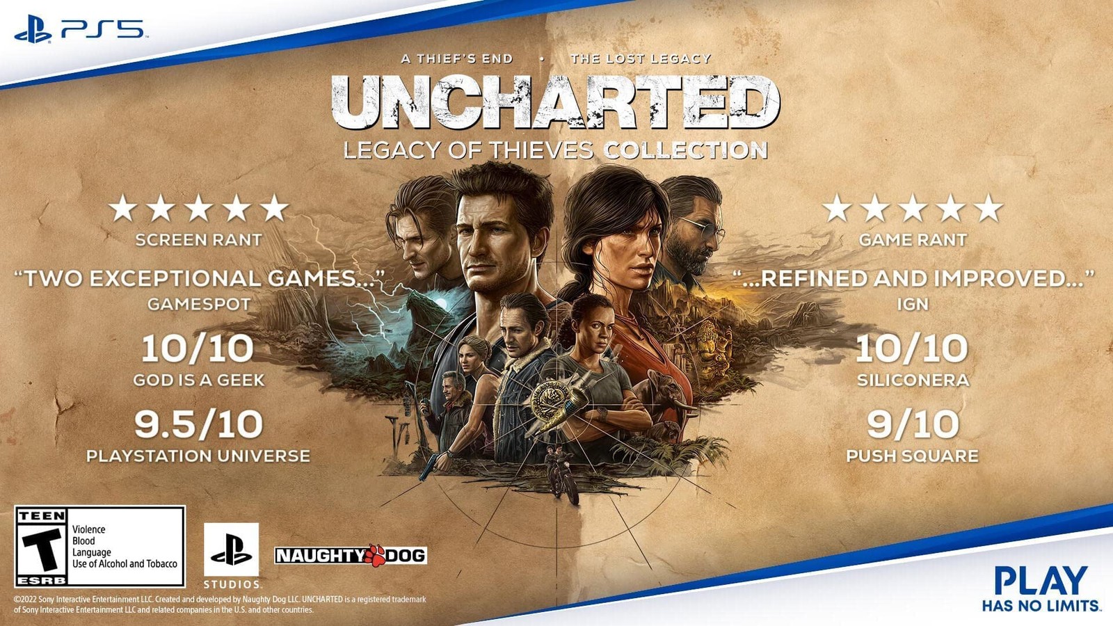 UNCHARTED: Legacy of Thieves Collection – PlayStation 5