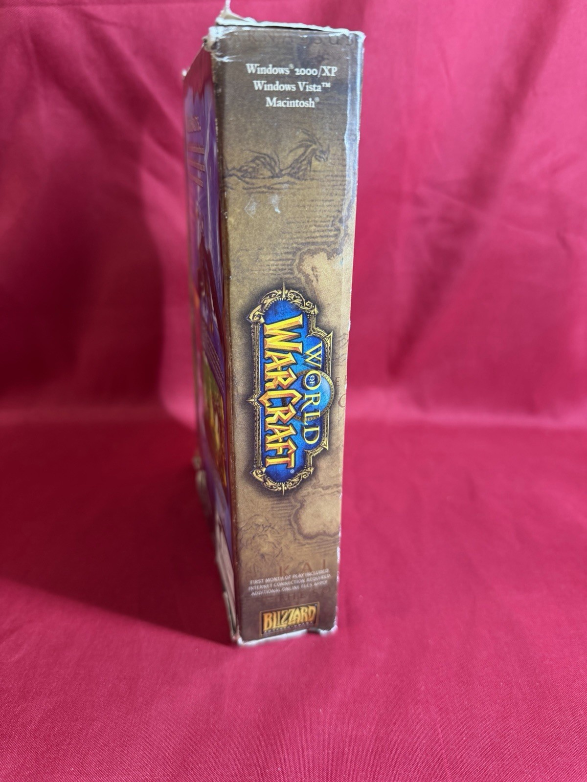 World Of Warcraft Original Big Box Release PC Blizzard – CIB 6 Discs And Inserts