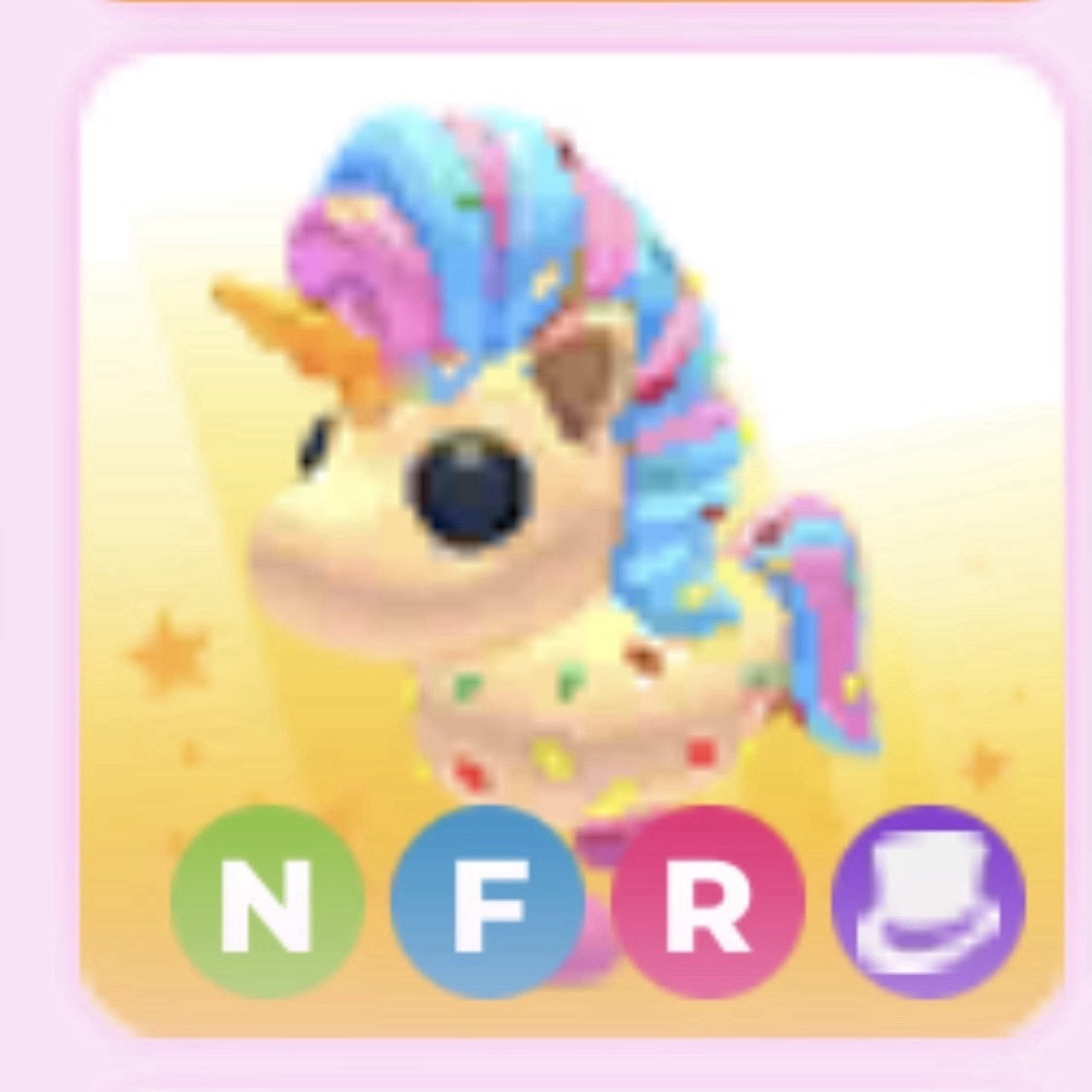 Roblox Adopt Me! NFR Candicorn Unicorn Virtual Item Collectible