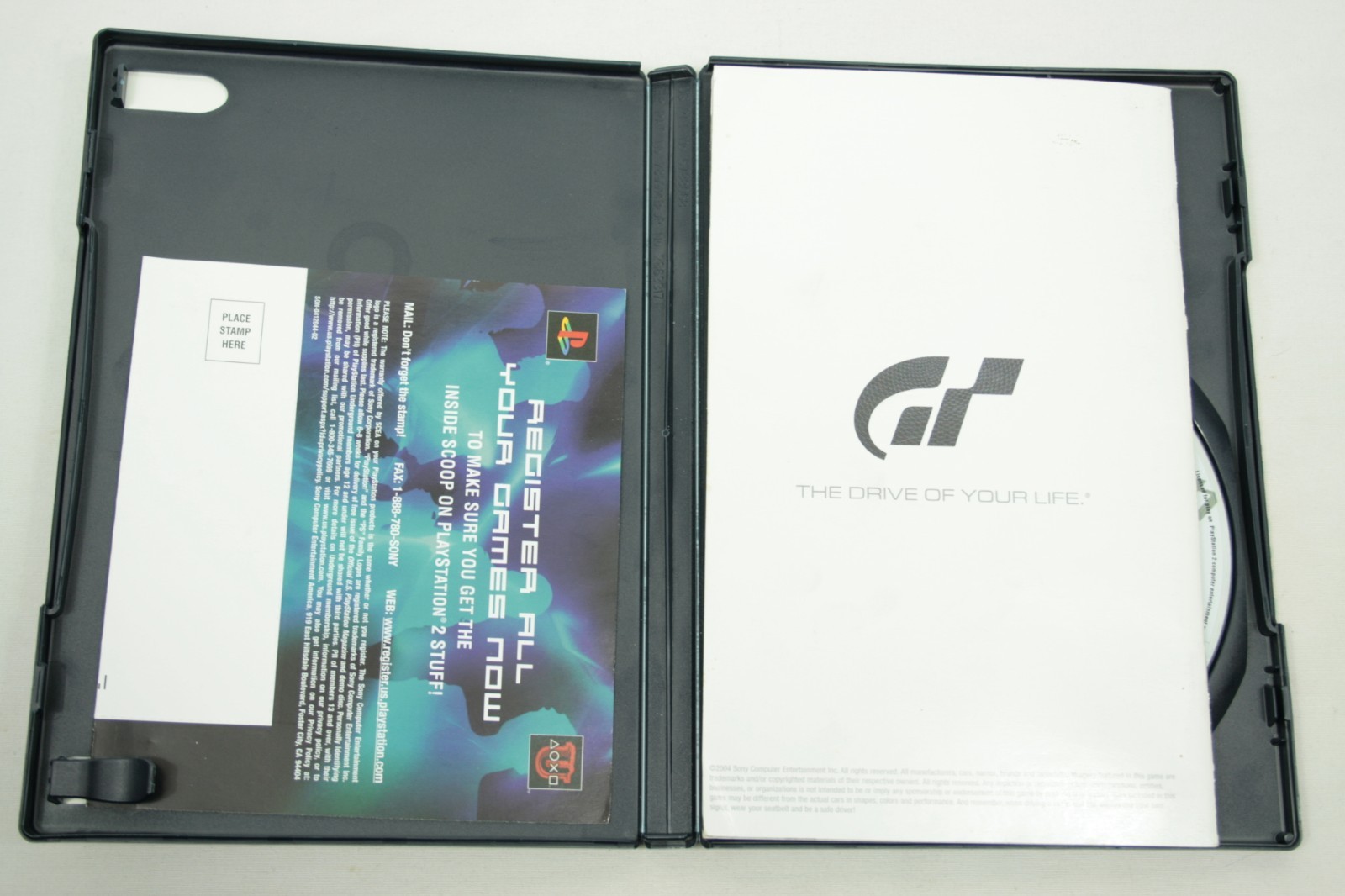 Gran Turismo 4 PS2 CIB Sony PlayStation 2 Black Label Complete Manual Reg Card D