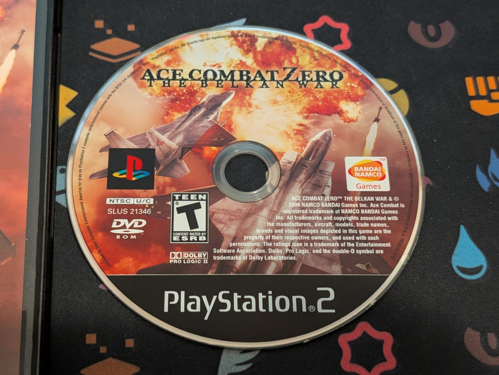 Ace Combat Zero: The Belkan War (Sony PlayStation 2, 2006) Tested & Working