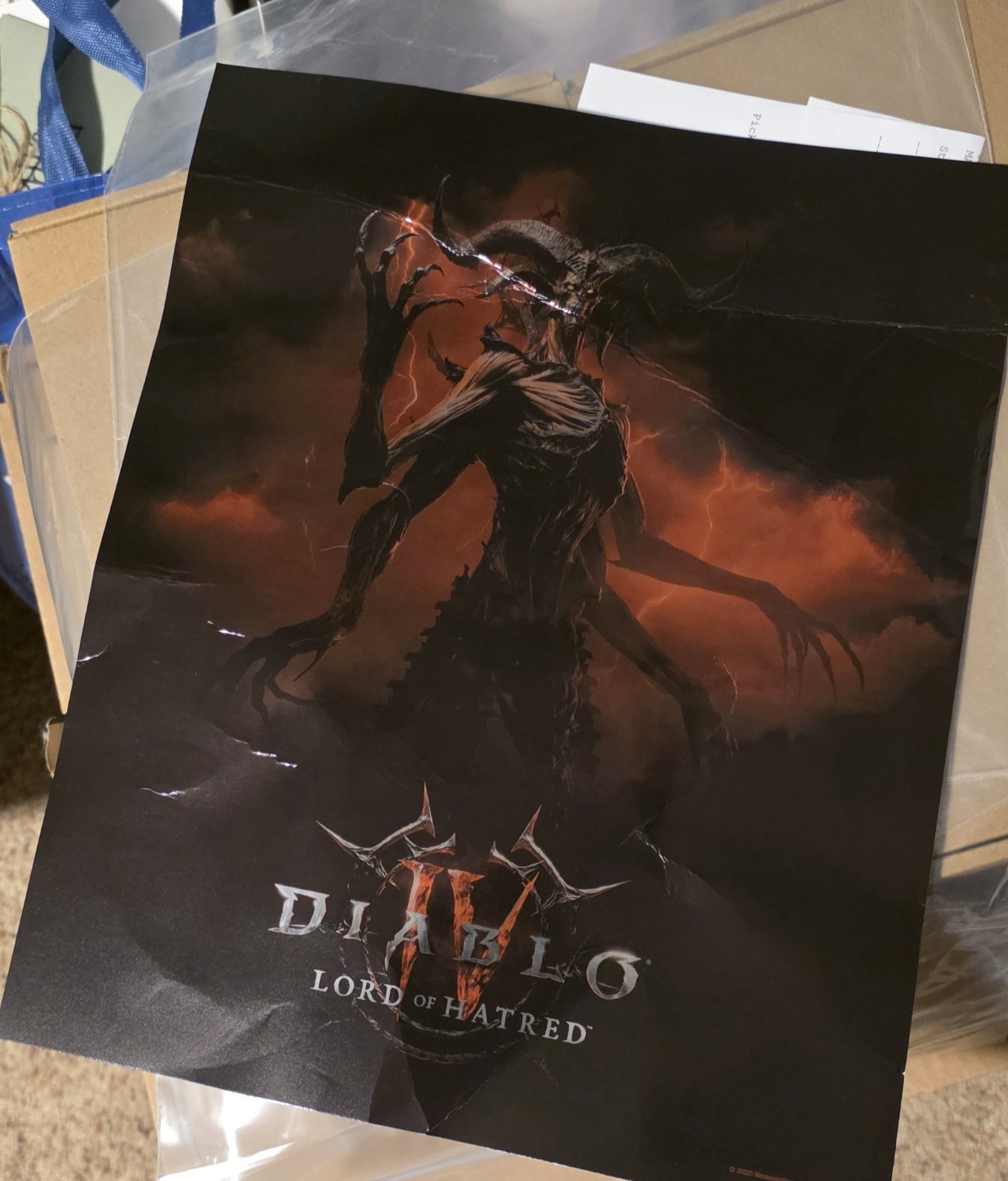 Diablo 4 Lord of Hatred 11×13 Print (Read Description)