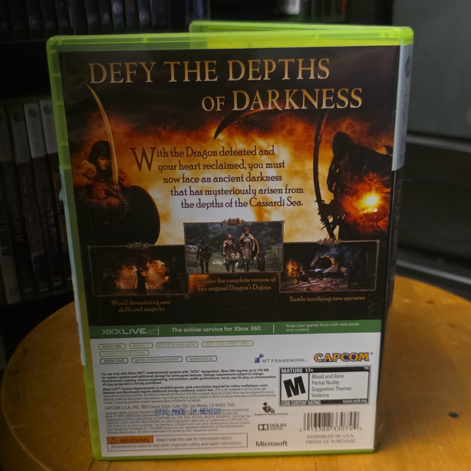 Dragon’s Dogma: Dark Arisen (Xbox 360) M Complete w/ Disc & Case