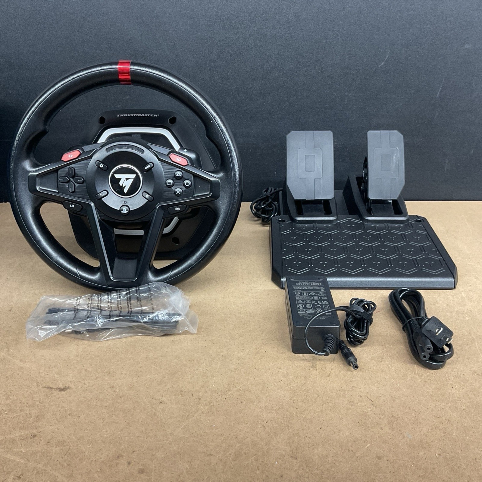 Thrustmaster T128 Force Feedback Racing Wheel Black for PS5 PS4 – Damaged Box