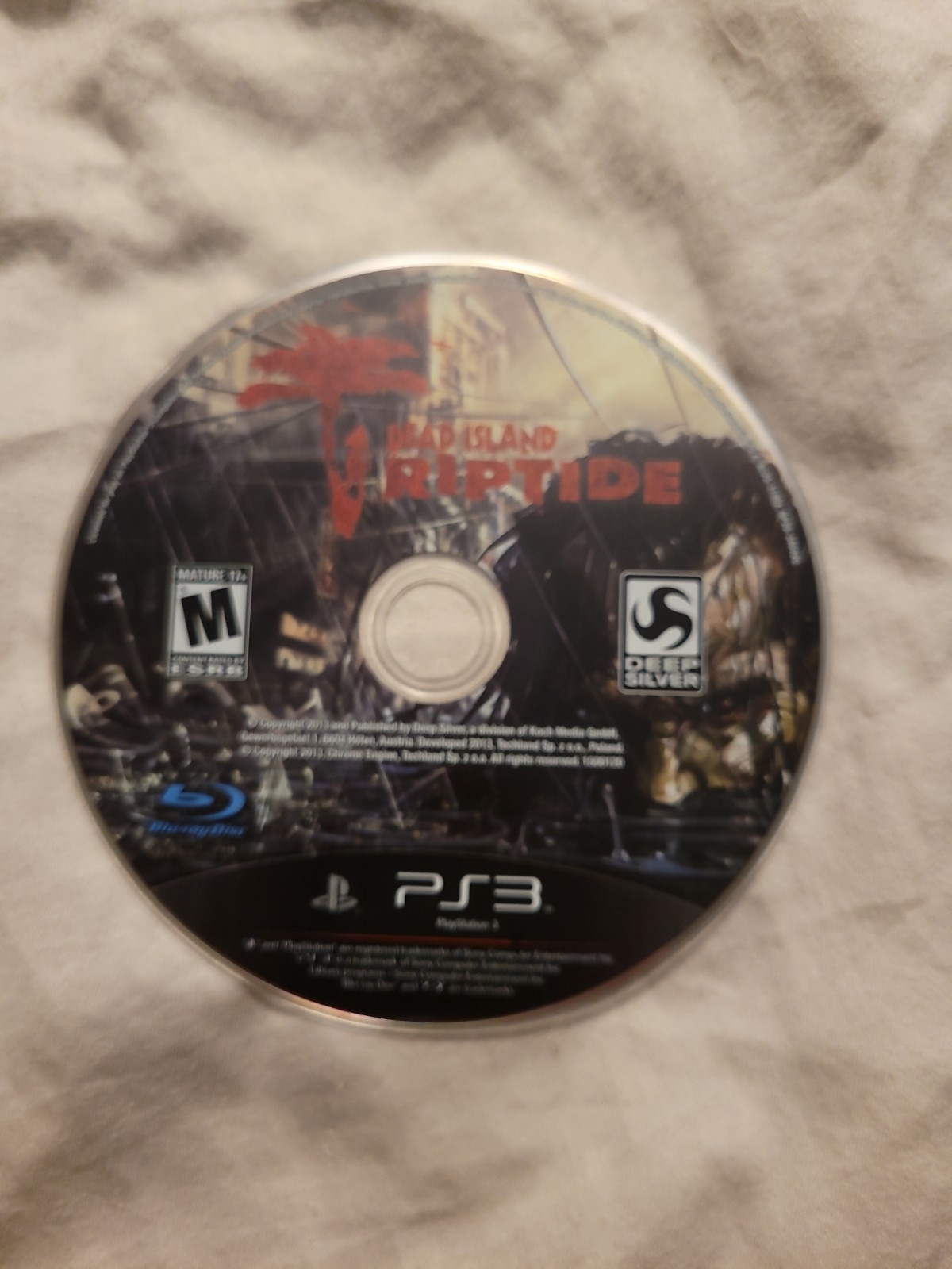 Dead Island: Riptide Sony PlayStation 3 Disc Only Tested Working