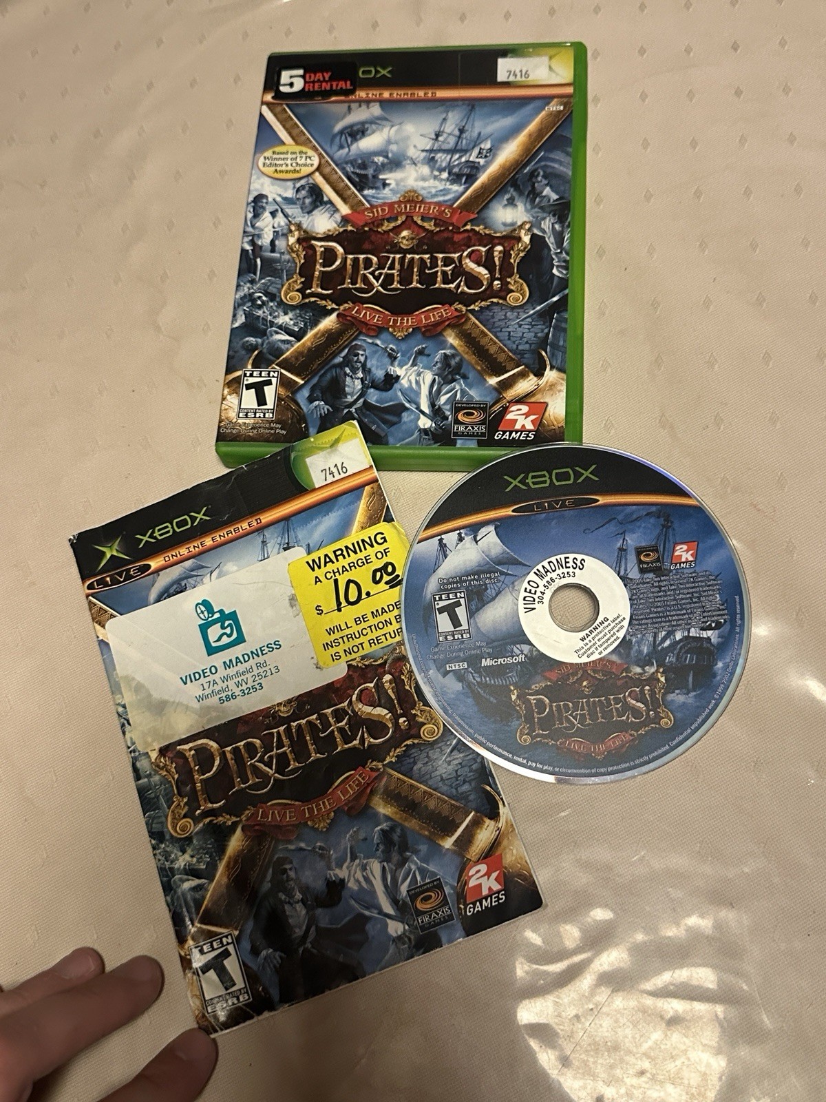 Microsoft Xbox Game Bundle – Assorted Games – Dark Cloud Jade Empire True Crime