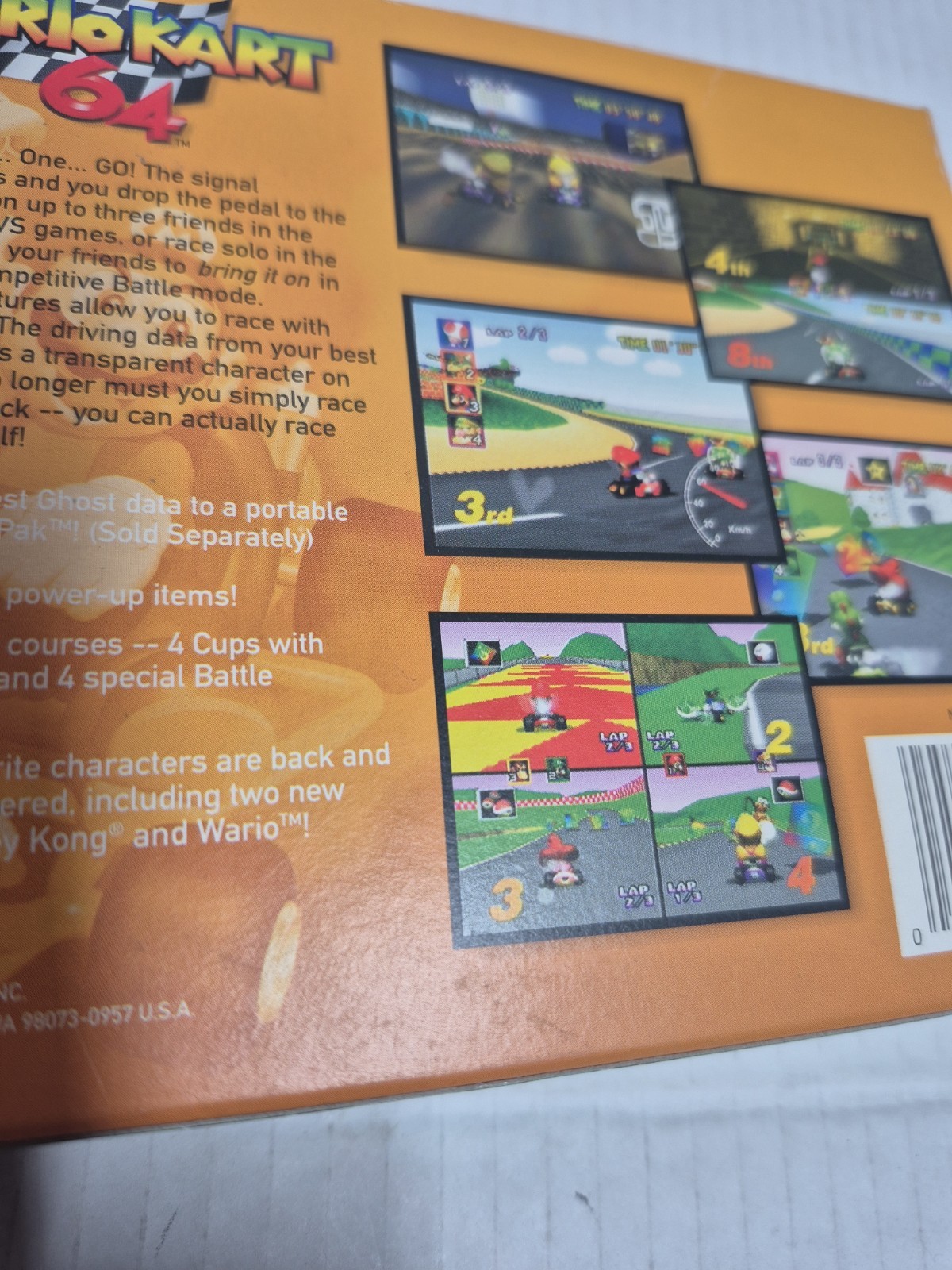 Mario Kart 64 for Nintendo 64 N64 – Video Game Box Only | NO GAME