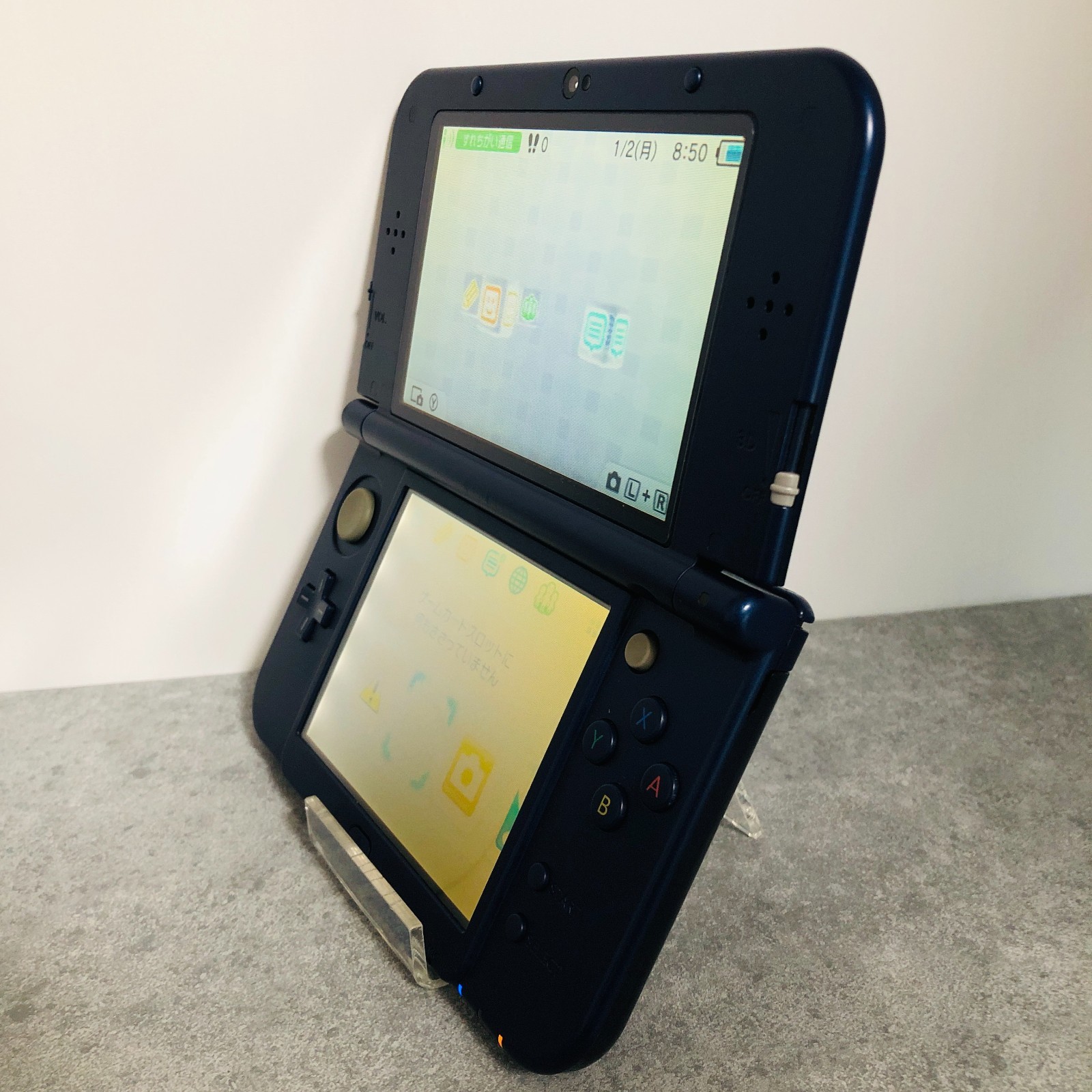 [Top IPS / EX+3] New Nintendo 3DS LL XL Metallic Blue console Japan NTSC-J 6-123