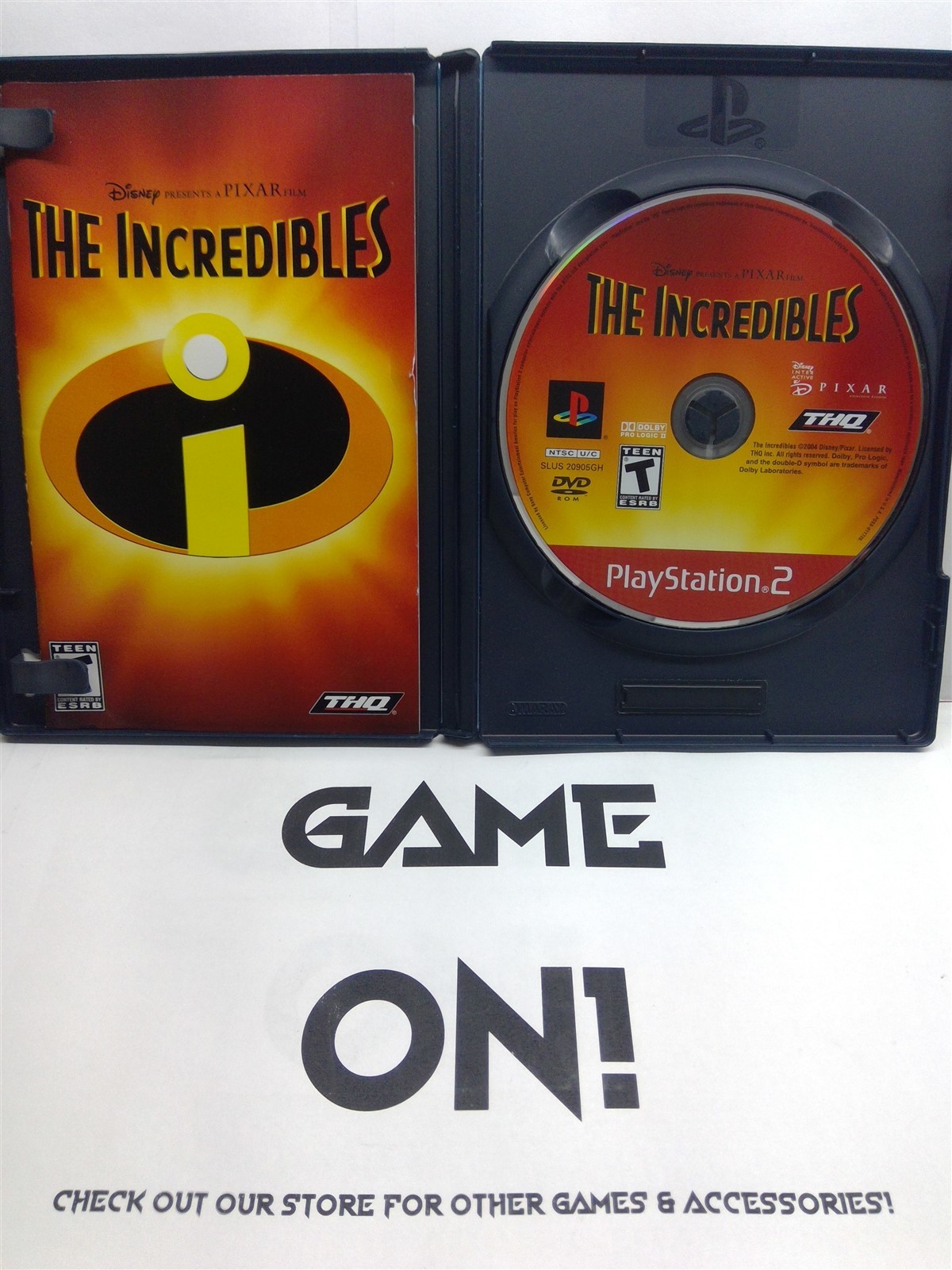 Pixar The Incredibles (PlayStation 2, 2004) Complete Tested Working – Free Ship
