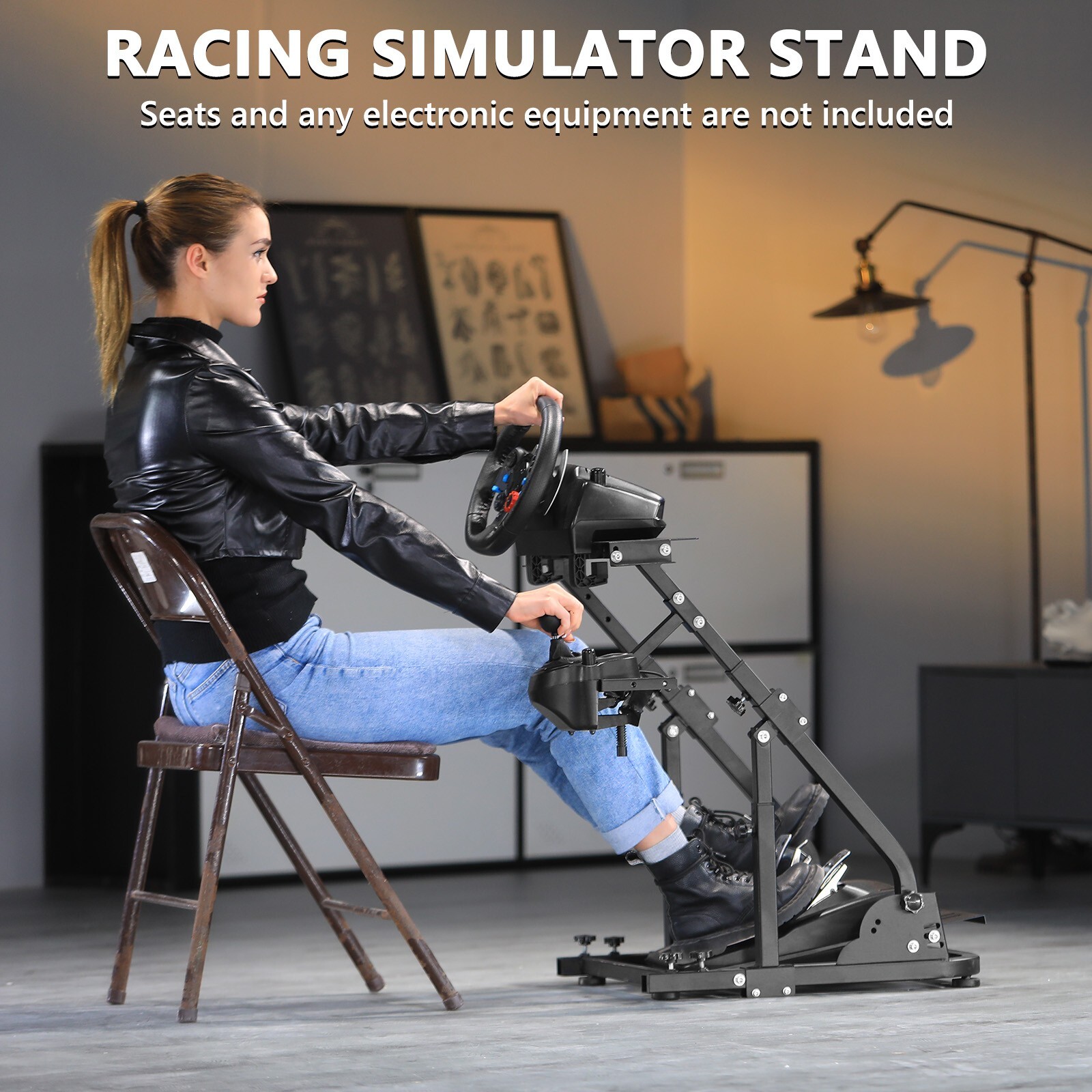 Marada Racing Steering Wheel Stand Fit Logitech G29 G920 G923 GPRO T150 T300RS