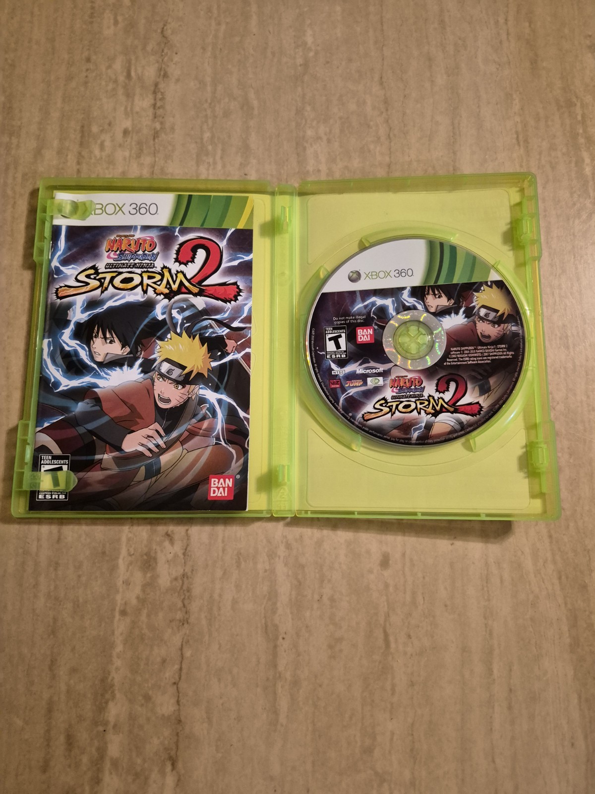 Naruto Shippuden Ultimate Ninja Storm 2 Xbox 360 Complete CIB
