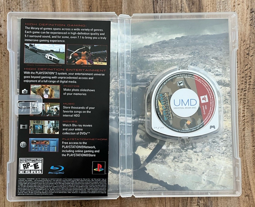 SOCOM: U.S. Navy SEALs — Fireteam Bravo 2 (Sony PSP, 2006) Used