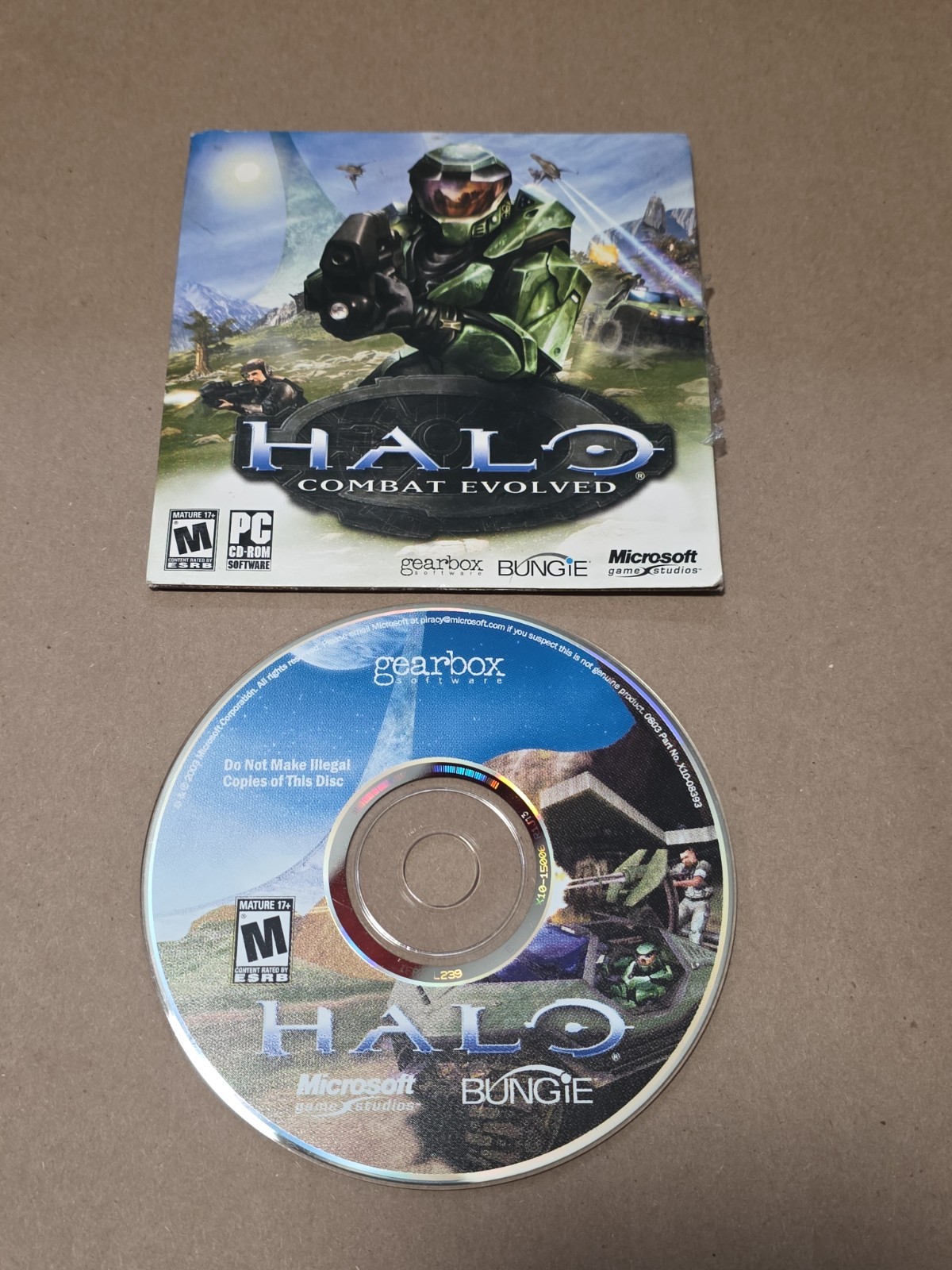 Halo: Combat Evolved with Slipcase and Product Key (Windows PC, CD-ROM, 2003)
