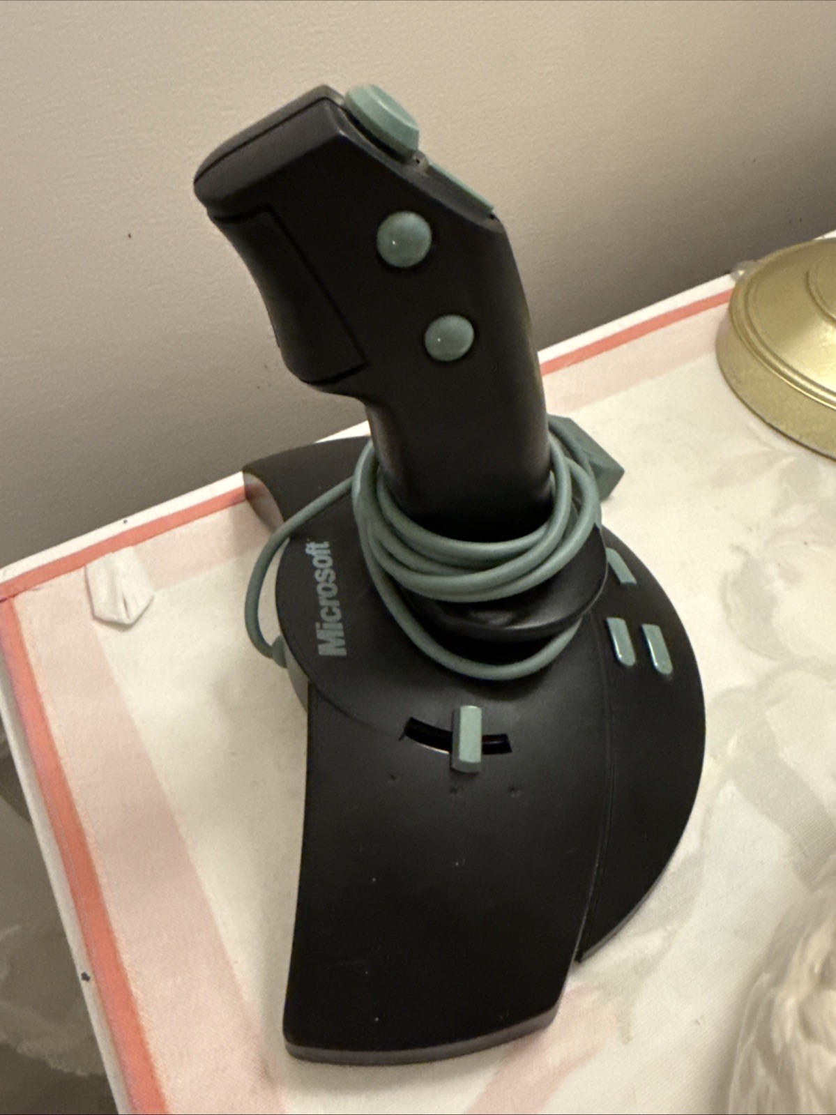 Microsoft Sidewinder 3D ProGame Port Joystick X05-5865 Vintage PC Flight Simulat