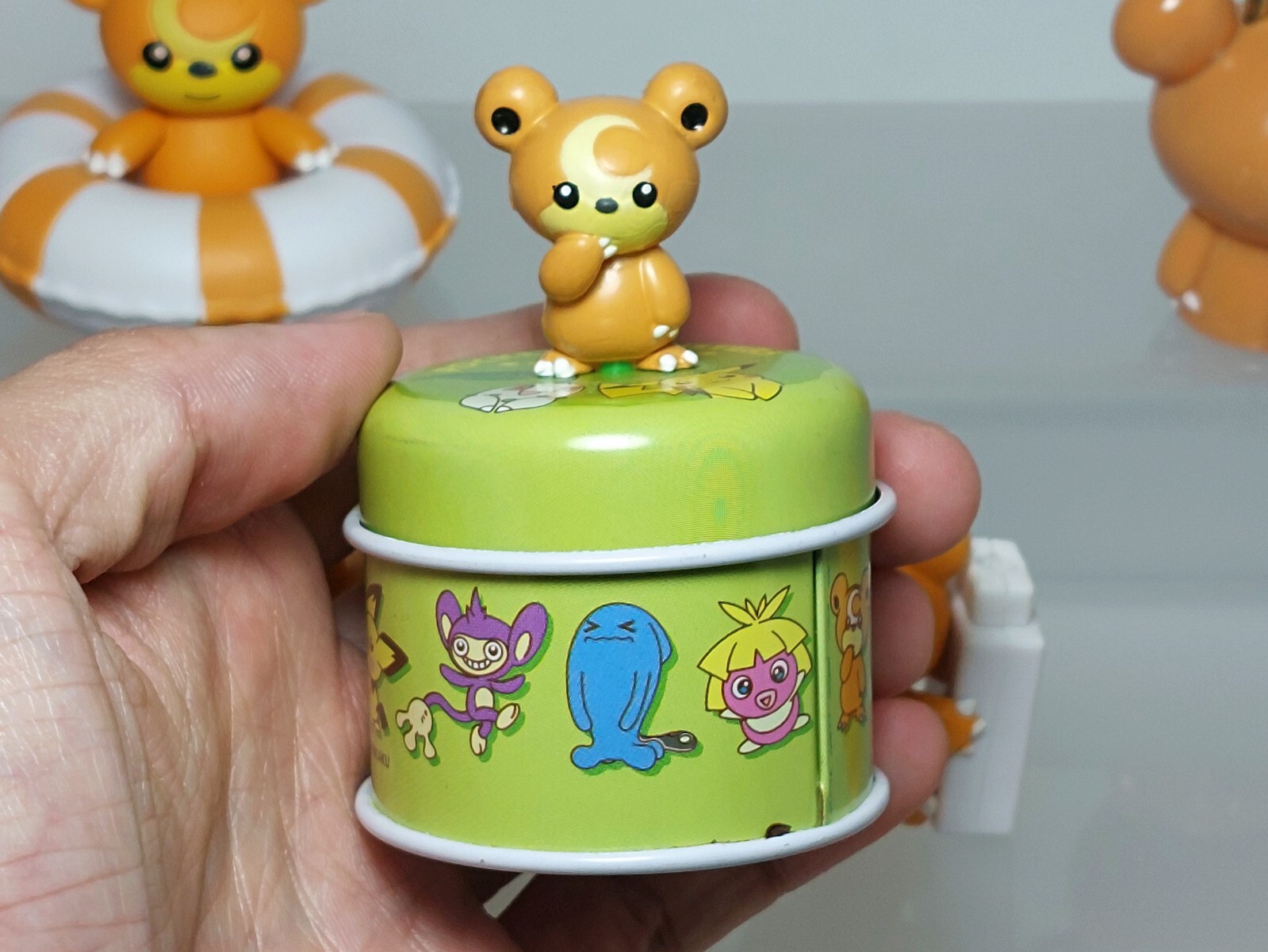 Teddiursa Himeguma Pokemon Mixed Figure Set 12 Takara Tomy Bandai 1.2-2.6in