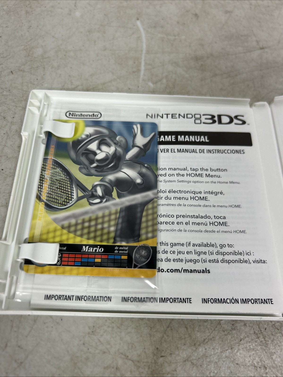 Mario Sports Superstars Nintendo 3DS * Complete CiB * Amiibo Card