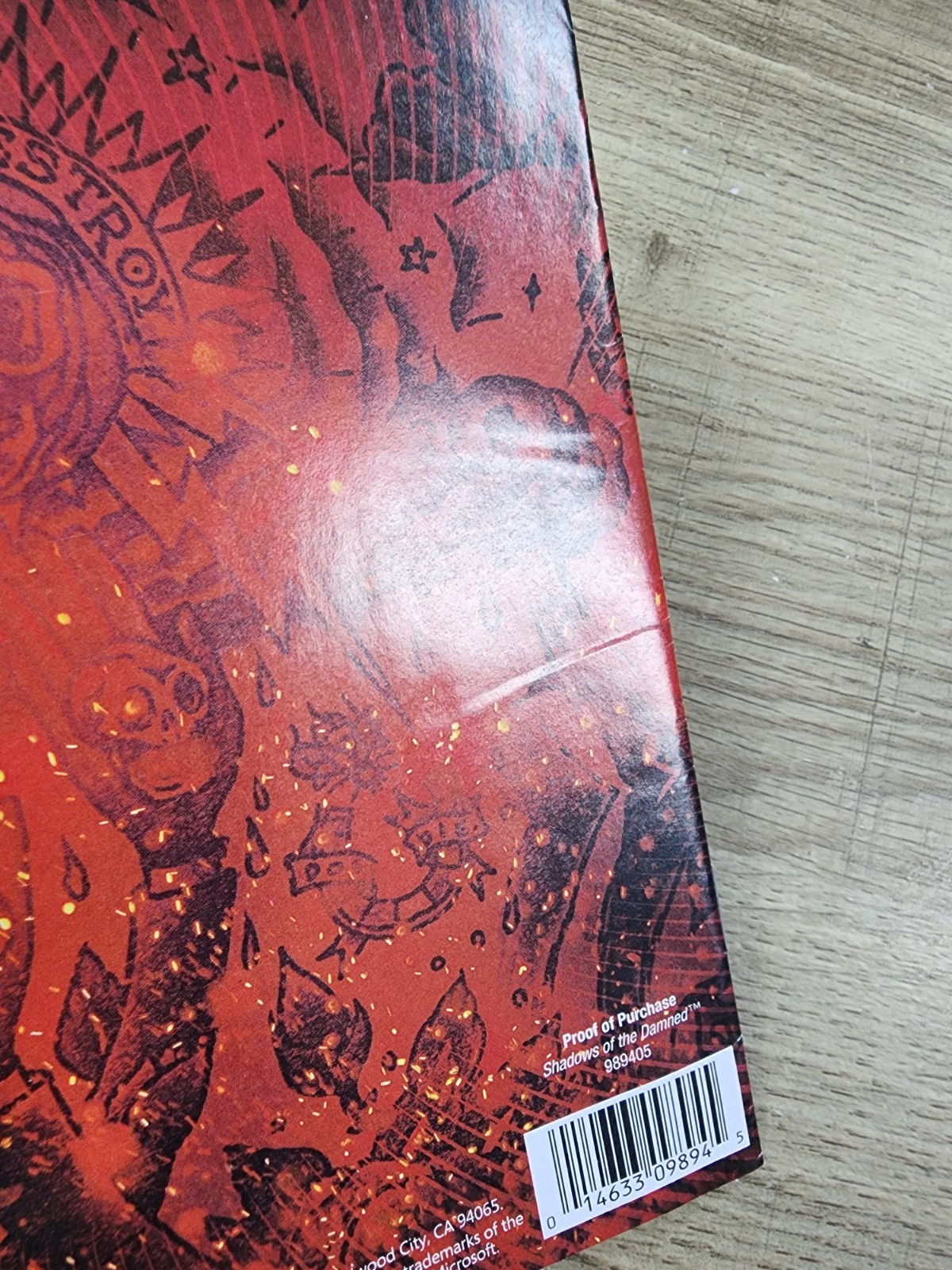 USED AUTHENTIC MANUAL ONLY – NO GAME NO BOX -) SHADOWS OF THE DAMNED (- XBOX 360
