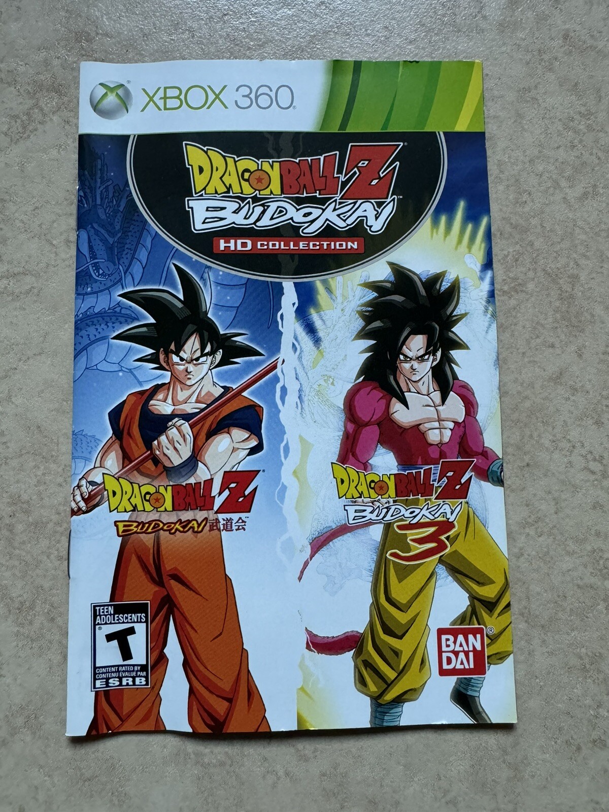 Dragon Ball Z: Budokai HD Collection (Xbox 360, 2012) Complete CIB W/ Manual