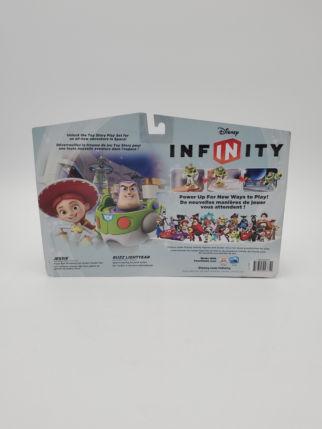 DISNEY INFINITY Toy Story Play Set Jesse & Buzz Figures & NEW TOY STORY GAME
