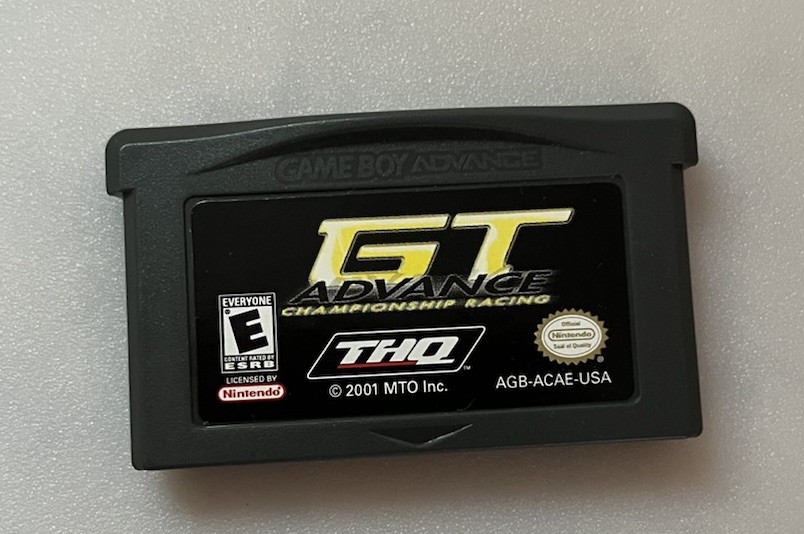Nintendo Game Boy Advance Glacier Console AGB 001 Mad Cats Screen Mag Light