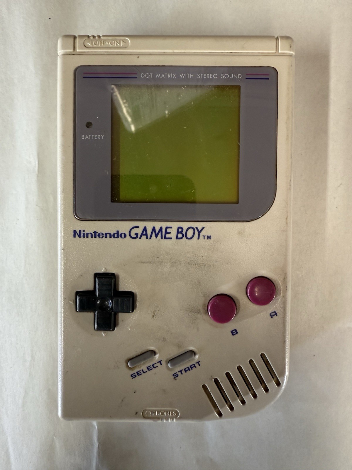 Nintendo Game Boy Handheld Game Console Only DMG-01 Gray – NOT SURE IF WORKS
