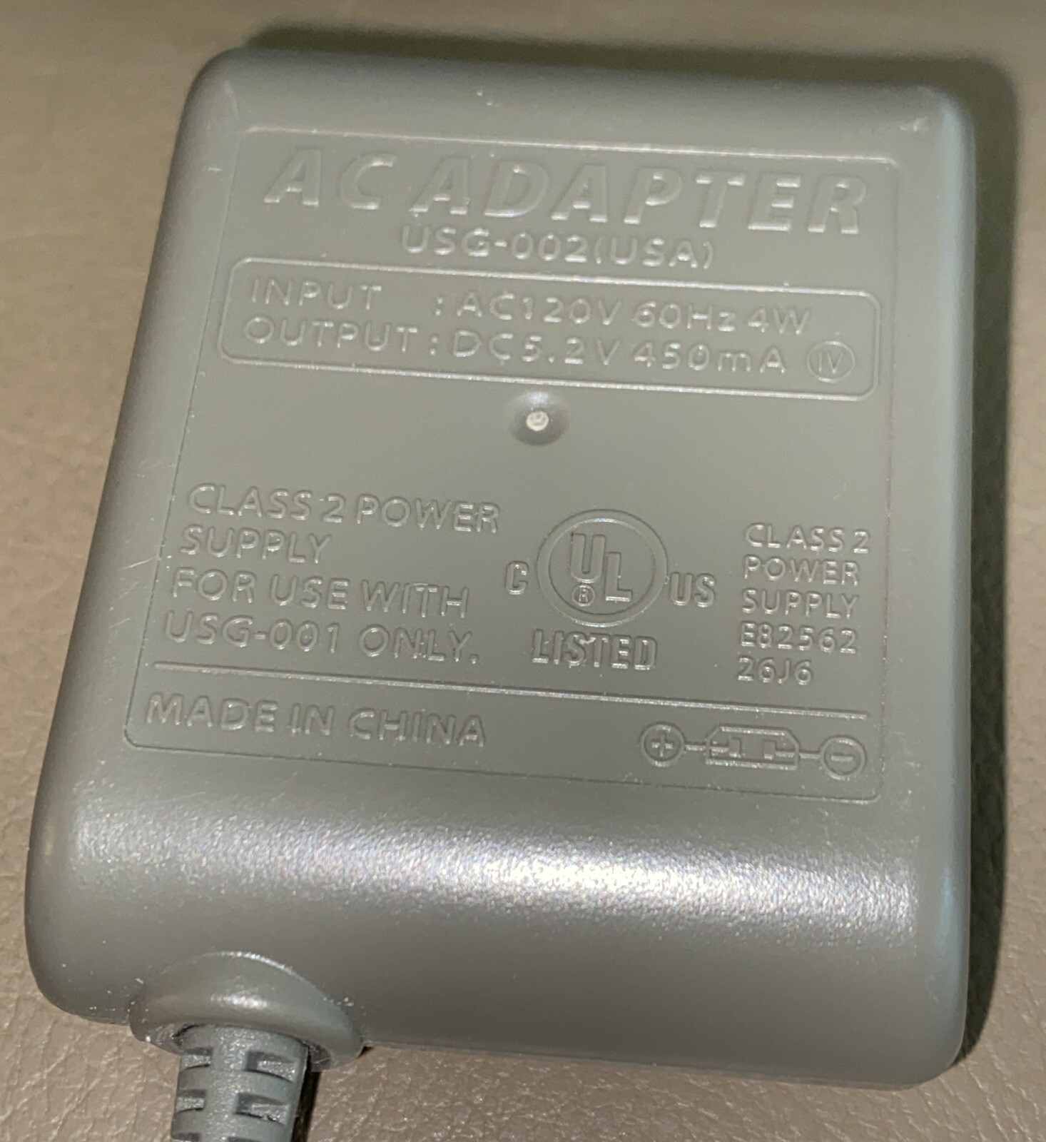 OEM Official Nintendo USG-002(USA) DS Lite AC Adapter Charger FREE SHIPPING
