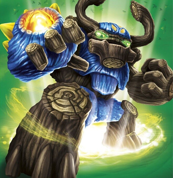 Skylanders Giants Gnarly Tree Rex NFC Card FREE SHIPPING