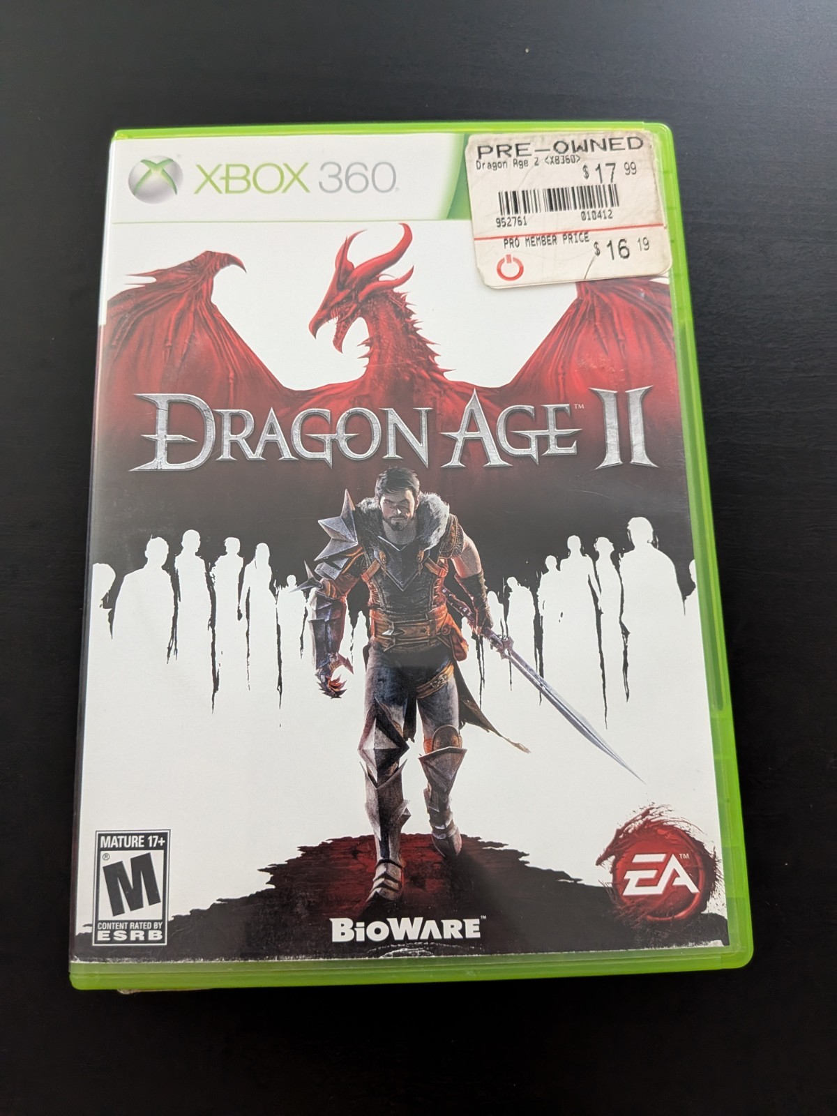 Dragon Age 2 Xbox 360 Video Game Complete