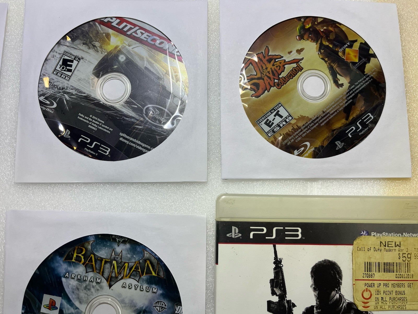 LOT!!! 6x Game Blur,split Second, Jax And Dexter,the Sims 3 Pets,Batma & Mw3 PS3