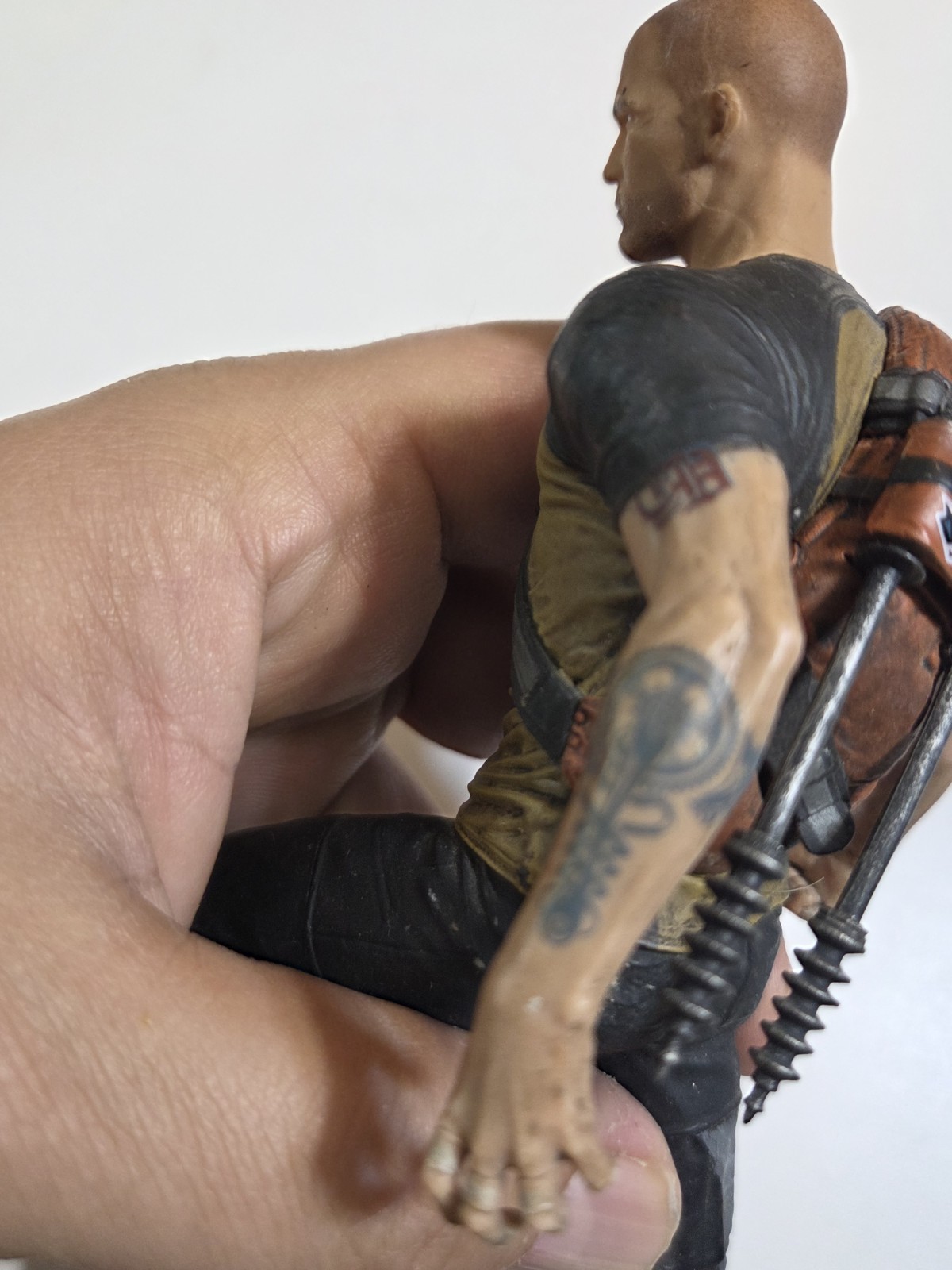 Infamous 2 Cole McGrath Hero Ed. Figure Statue 2011 SCEA PS3 No Platform 8″ C76