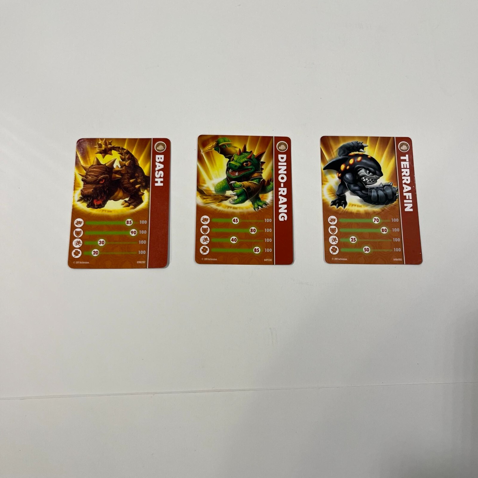 Skylanders Spyro’s Adventure Stat Cards – Lot of 23 Cards