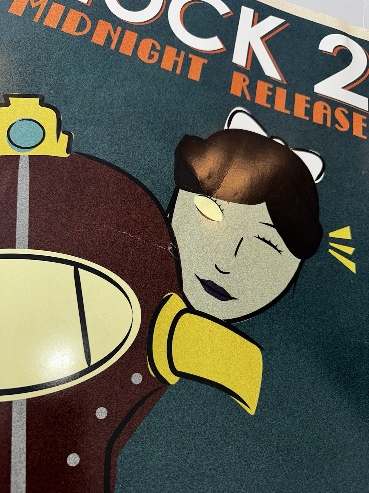 BioShock 2 GameStop Midnight Promo Poster RARE Be There Or Be Square